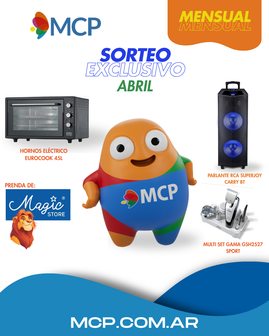 🎉 Gran Sorteo Mensual de MCP – ¡30 de Abril! 🎉